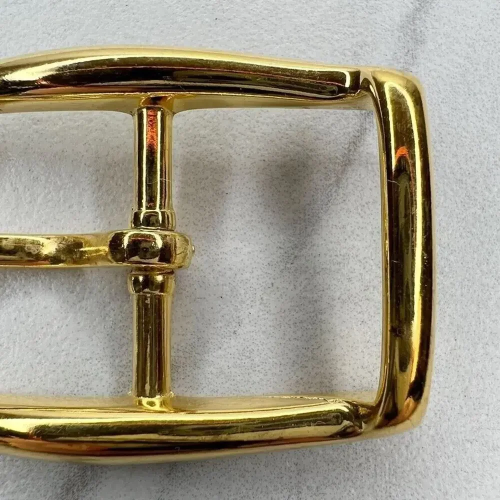 Vintage Gold Tone Simple Basic Belt Buckle for up to 1 Inch Belt